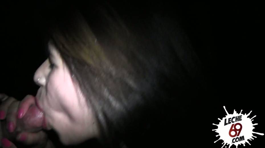 Trashy looking whore Hole Anabel gives her head and eats semen - 25. pic