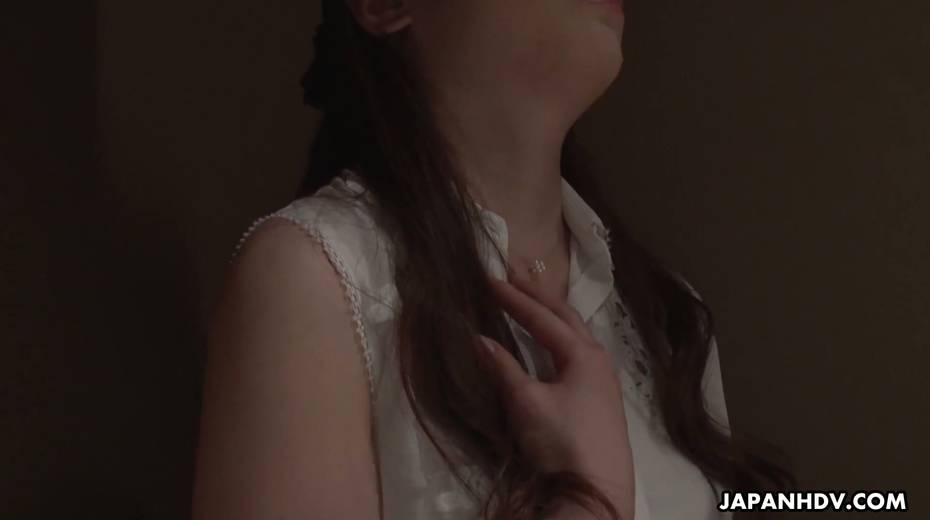 Lovely Japanese babe Emi Sasaki digs her wet hairy pussy with fingers - 9. pic