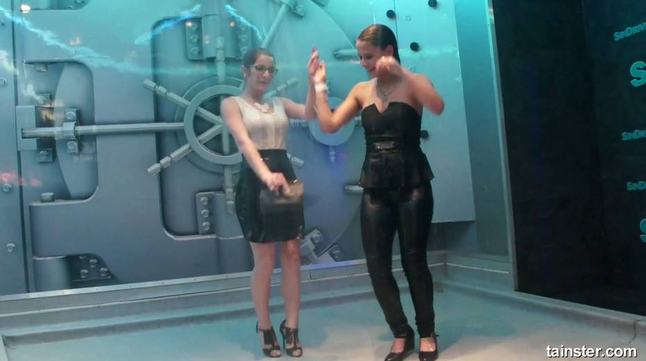 Wet bitches  dance and go wild under the shower in one crazy night club - 10. pic