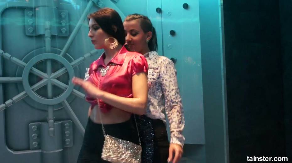 Wet bitches  dance and go wild under the shower in one crazy night club - 17. pic