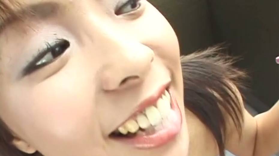 Buxom Japanese gal sucking hard cock in POV outdoor - 5. pic