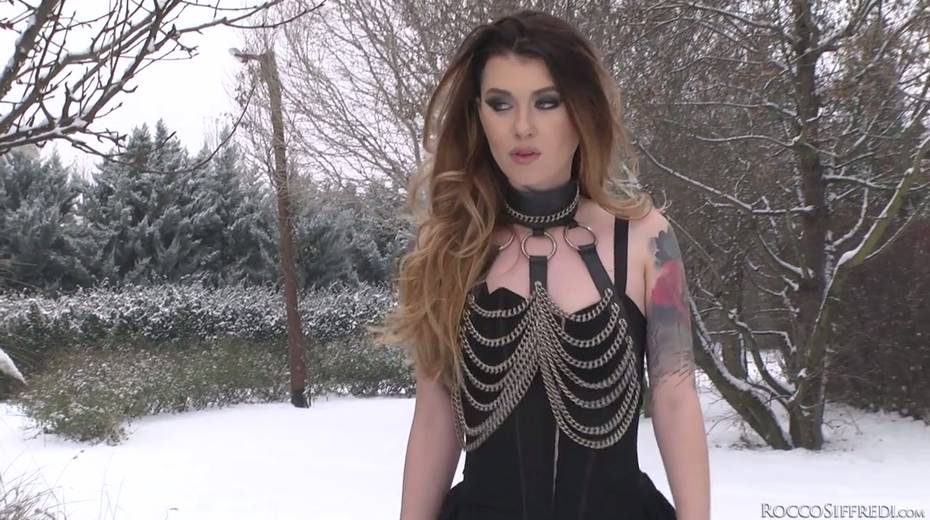 Slutty chick Misha Cross serves several horny dudes with big dicks - 3. pic