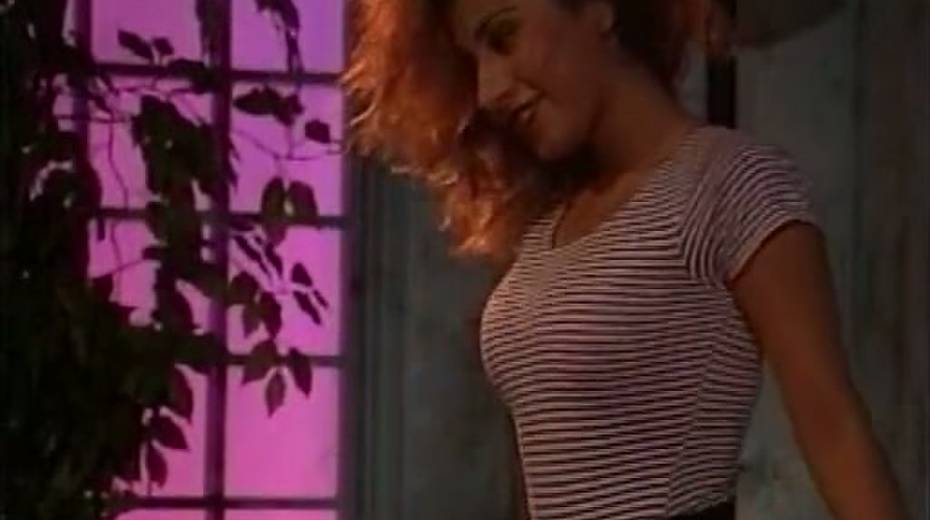 Curly slender redhead with natural tits rides dick stuck in her anus - 5. pic