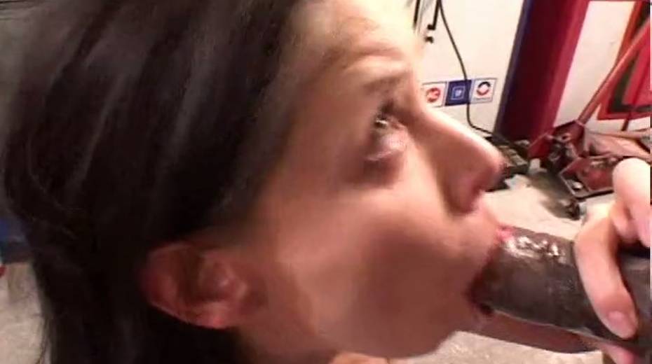 Petite tittied slut sucking fat ass black cock deepthroat - 5. pic