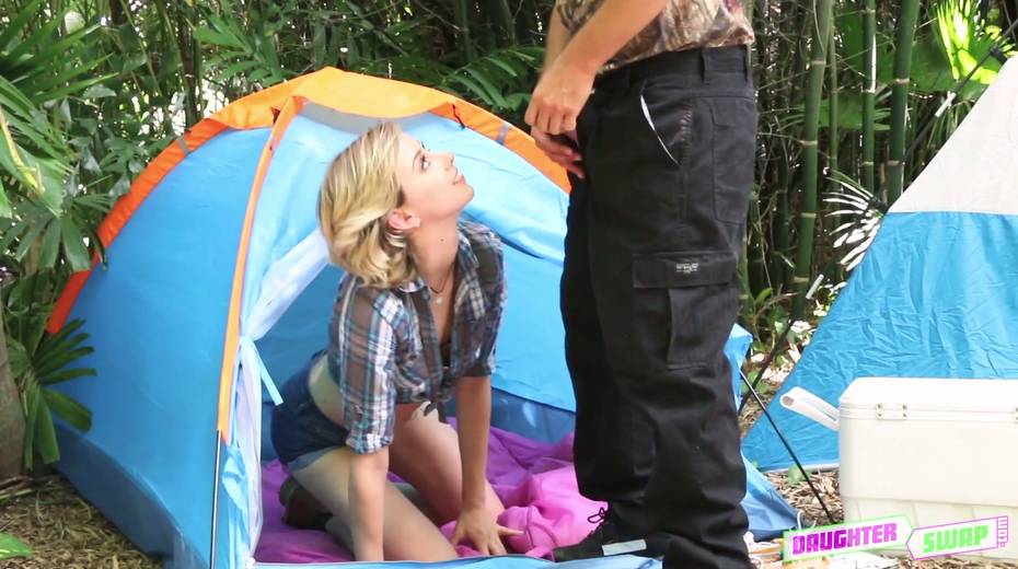Crazy group sex with naughty babe Alyssa Cole deep in the forest - 3. pic