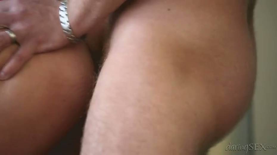 Small titted blonde babe gets nailed bad from behind - 14. pic