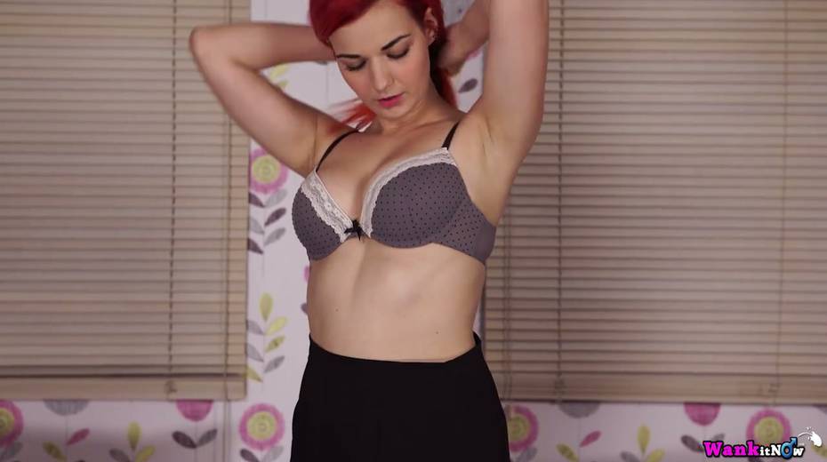 Babe with neon hair Dolly gets naked and teases with big natural boobies - 5. pic