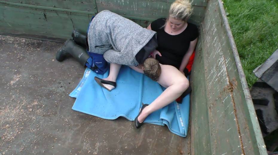 Village chubby blonde is fucked by young farmer and fed with his semen - 5. pic