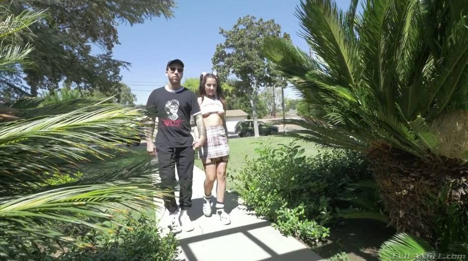 Dude with a big dick drills pussy of petite chick Lily Adams - 7. pic