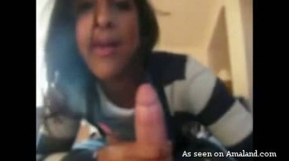 Boobalicious Indian teen sucking big dick balls deep - 2. pic
