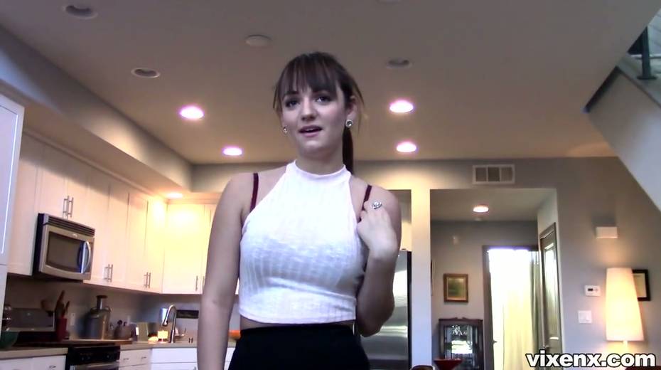 Slutty nextdoor girl Charlotte Cross is having dirty sex on a pov camera - 3. pic