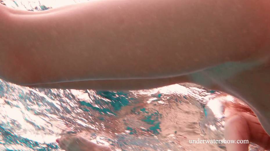 Two pretty hot babes are swimming and stripping under the water - 12. pic
