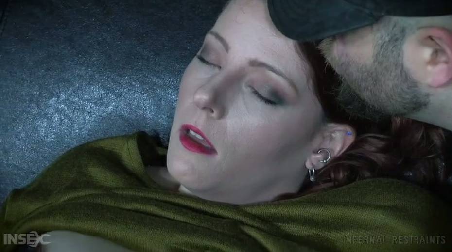 Ginger porn model Kel Bowie gets punished in the basement - 3. pic