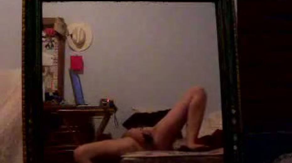 Long legged light haired chick is busy with teasing her wet pussy on bed - 8. pic