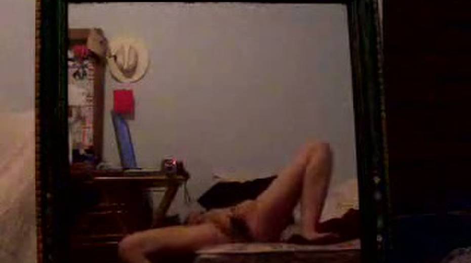 Long legged light haired chick is busy with teasing her wet pussy on bed - 9. pic