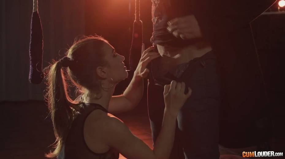 Femme fatale Julia Roca is fucked hard on sex swings by one horny guy - 6. pic