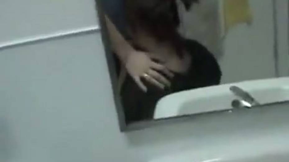 This kinky nympho with big boobies swallows a mouthful of cum - 10. pic