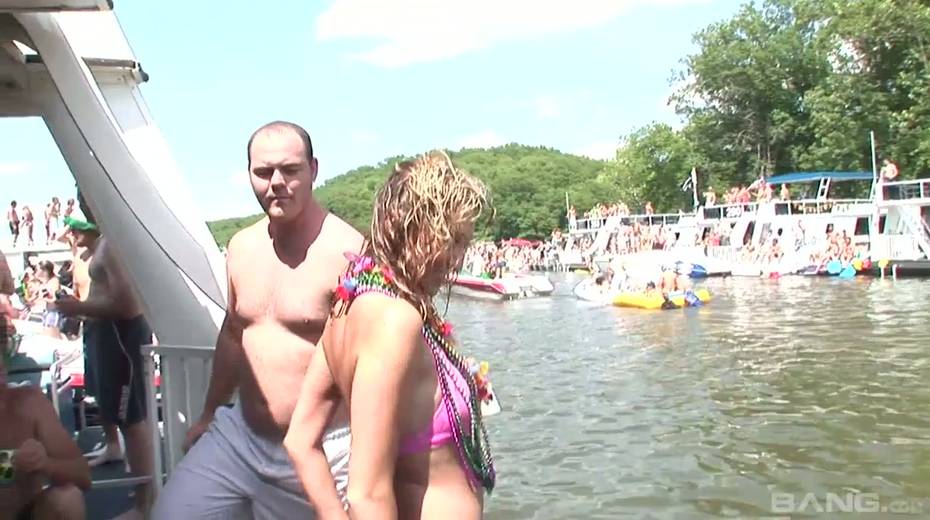 Group of naughty chicks in bikini goes wild at the party - 8. pic