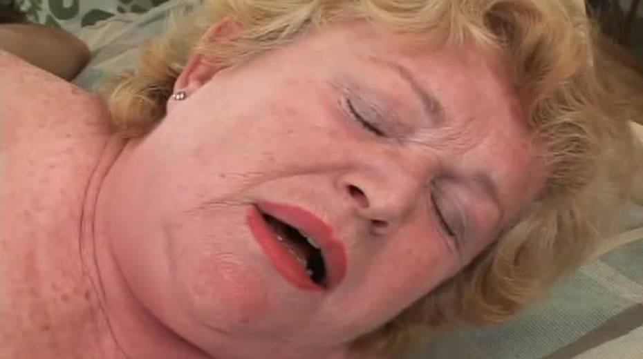 Chubby granny with saggy boobs fucked brutally in a doggy position - 2. pic