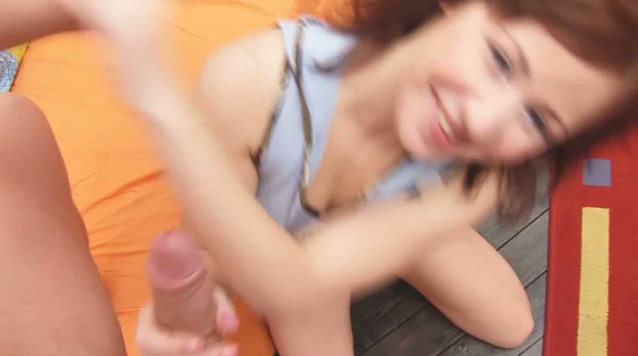 Palatable cute brunette blowlerina Hana gives terrific blowjob before ride - 3. pic