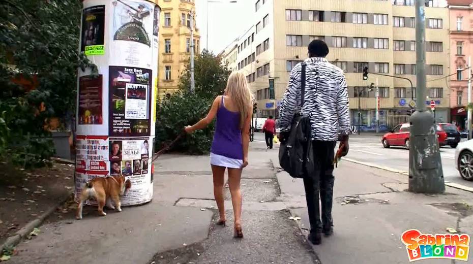 BBC picks up naughty blonde Sabrina Blond and fucks her cunt in the bathroom - 5. pic