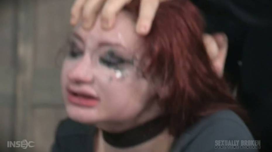 Two aggressive dudes fuck deep throat and wet pussy of tied up bitch Violet Monroe - 22. pic