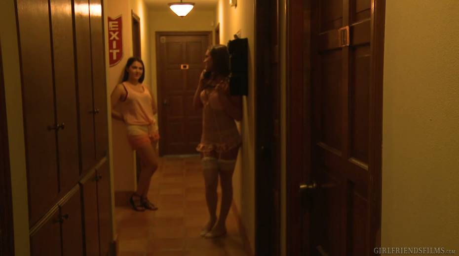 Yummy Italian brunette Valentina Nappi gives a cunnilingus to seductive GF - 3. pic