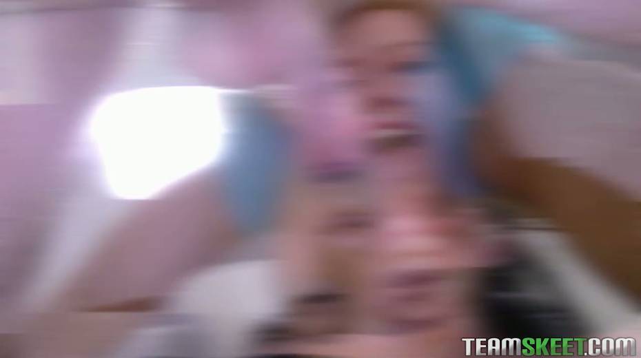 Cum-thirsty porn models give a splendid blowjob and get a mouthful of sperm - 17. pic