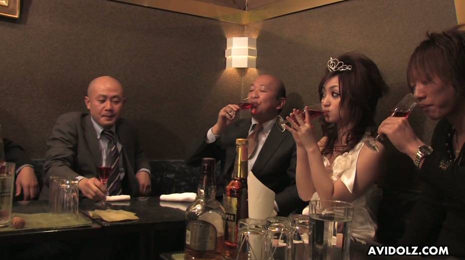 Several Asian dudes fuck face of yummy Japanese girl Rui Yazawa - 2. pic