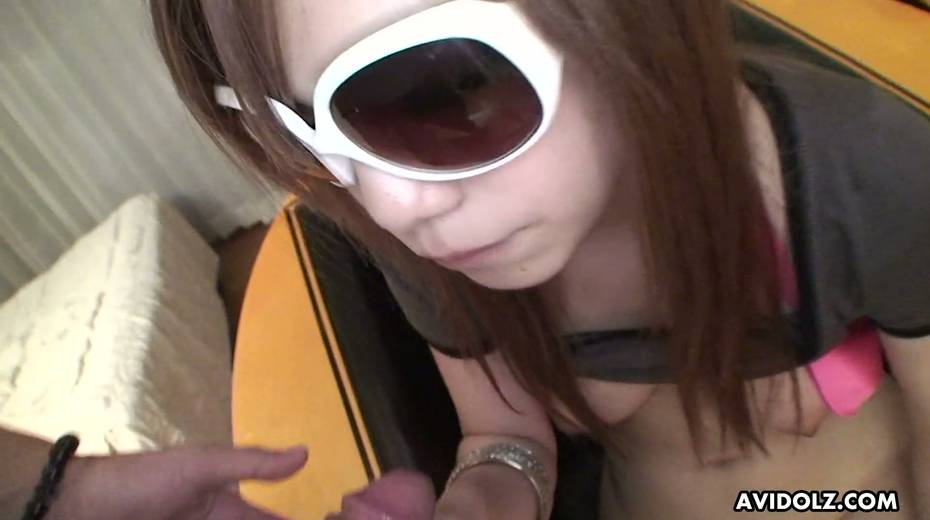 Poorly shaved pussy of Japanese slut Asuka Hotta is poked doggy style - 13. pic