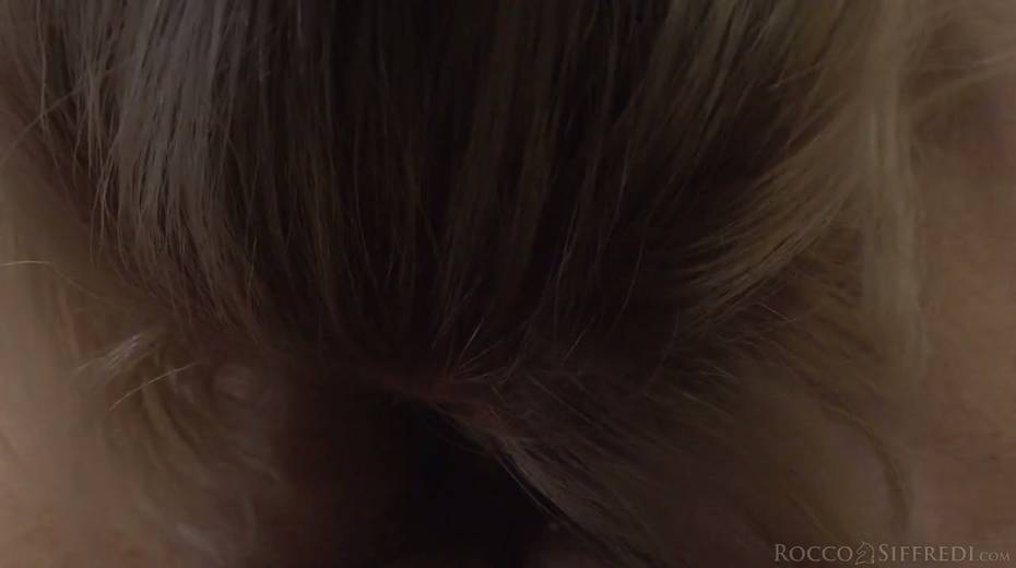 Kinky titless Hungarian blond head Missy Luv provides Rocco with a good blowjob - 25. pic