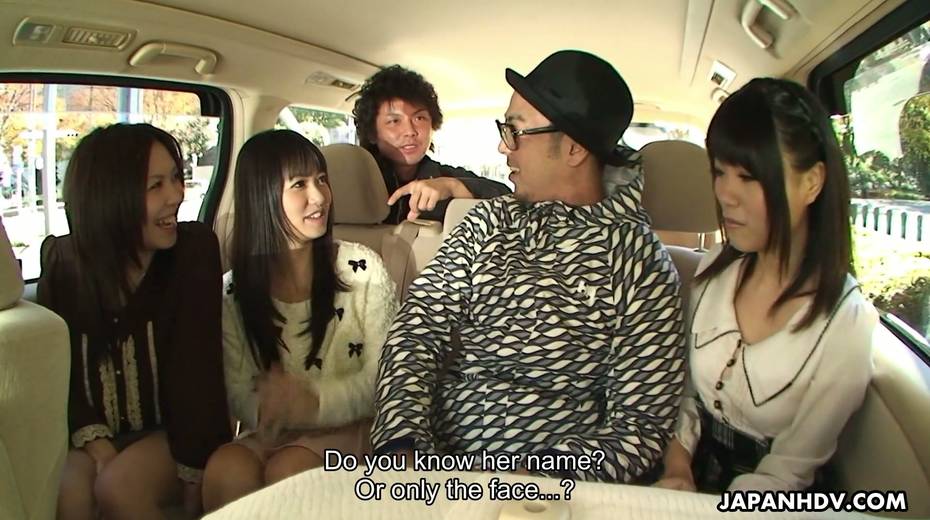 Three naughty Japanese girlfriends give a good Asian blowjob on pov camera - 5. pic