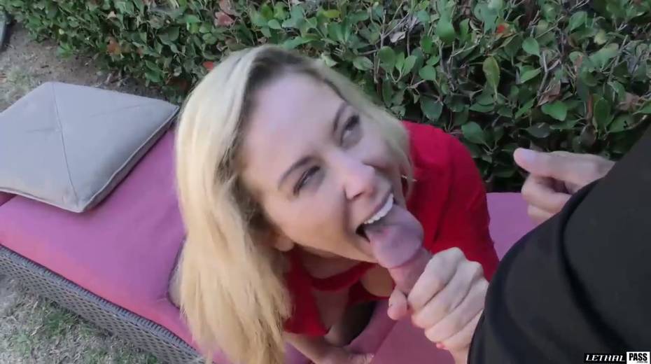 Professional whore Cherie Deville gives a rimjob and jerks off hard big cock - 5. pic