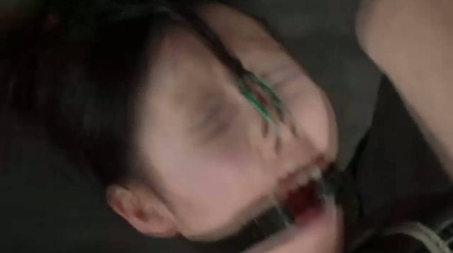 Tied up Asian harlot gets punished in the dark room - 9. pic