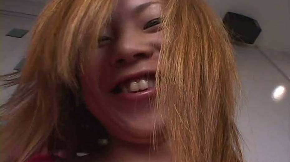 Smiley Japanese girl flashes perky titties on camera - 10. pic