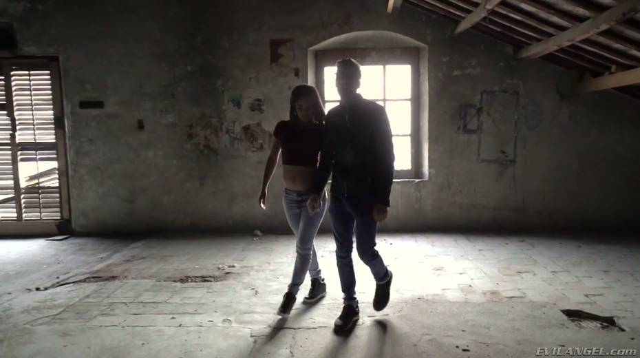 Captivating horny babe Lucia Nieto is fucked by horny stud in an abandoned house - 3. pic