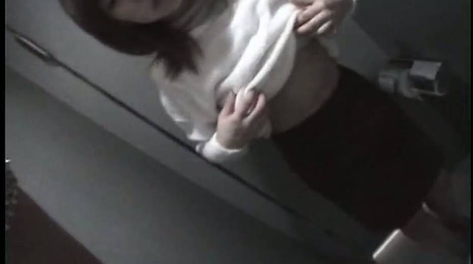 Naughty Jap girl sucking hard dick in a public toiled - 12. pic