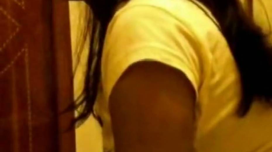 Sexually aroused desi strips and feels up his girl in amateur sex video - 2. pic