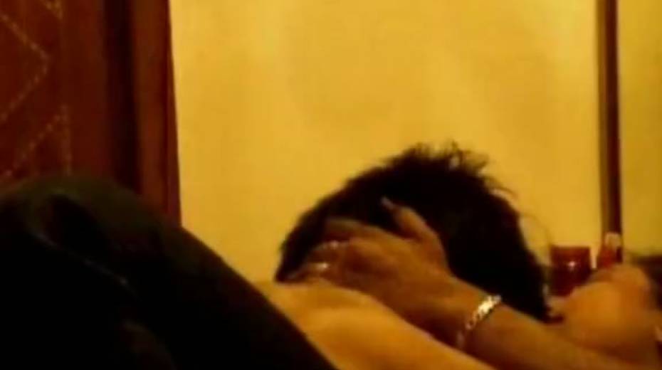 Sexually aroused desi strips and feels up his girl in amateur sex video - 8. pic