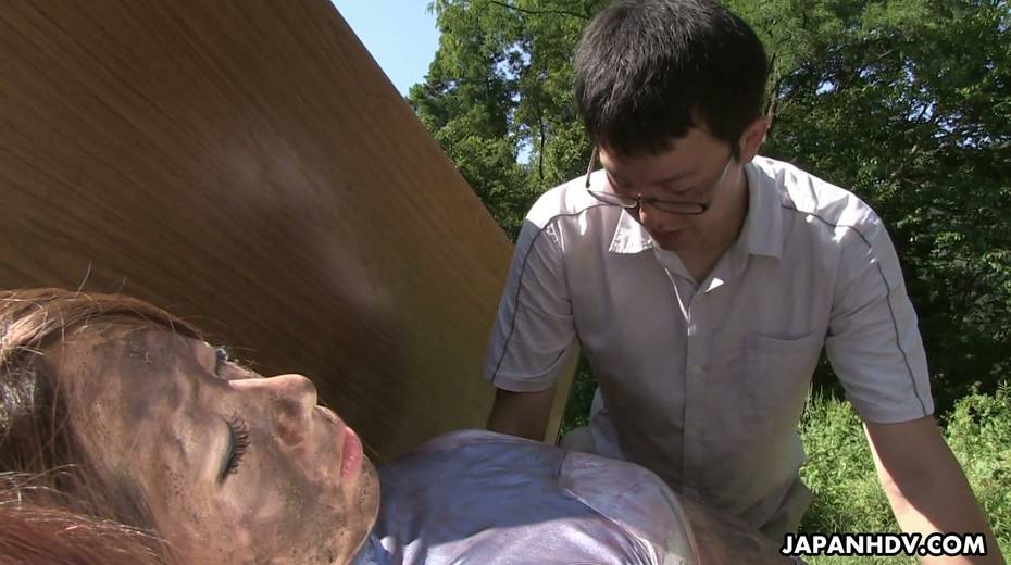 Young student fucks and licks pussy and anus of dirty stranger Seto Himari - 2. pic