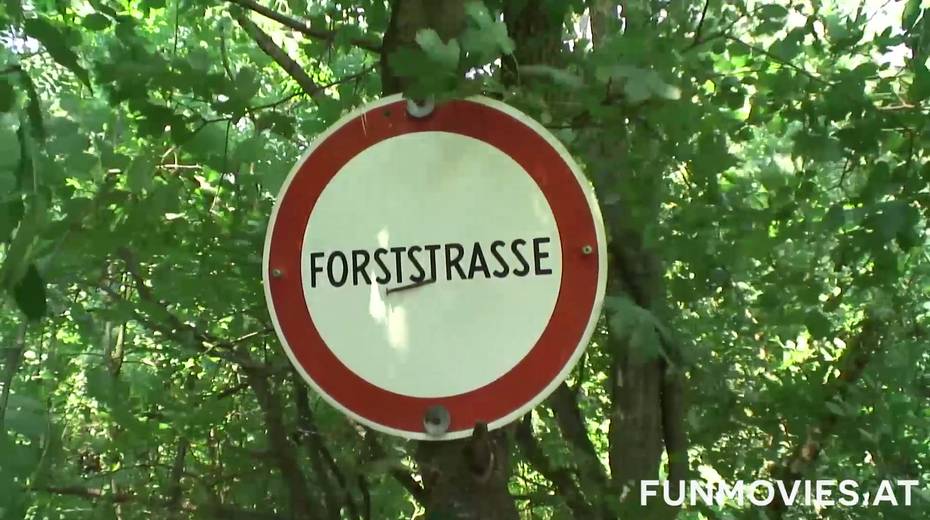 Perverted chick Petra is having solo sex fun in the forest - 4. pic