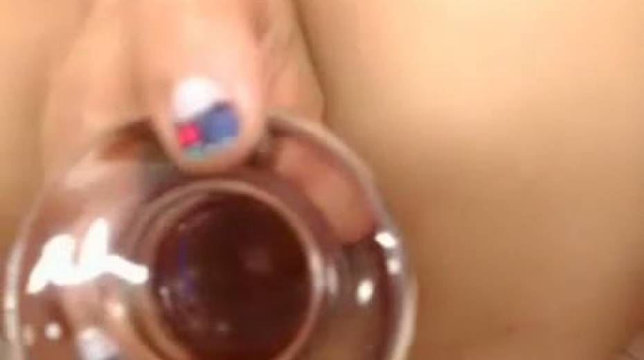 Slutty chick rubs her clitoris first and then she uses her dildo - 9. pic