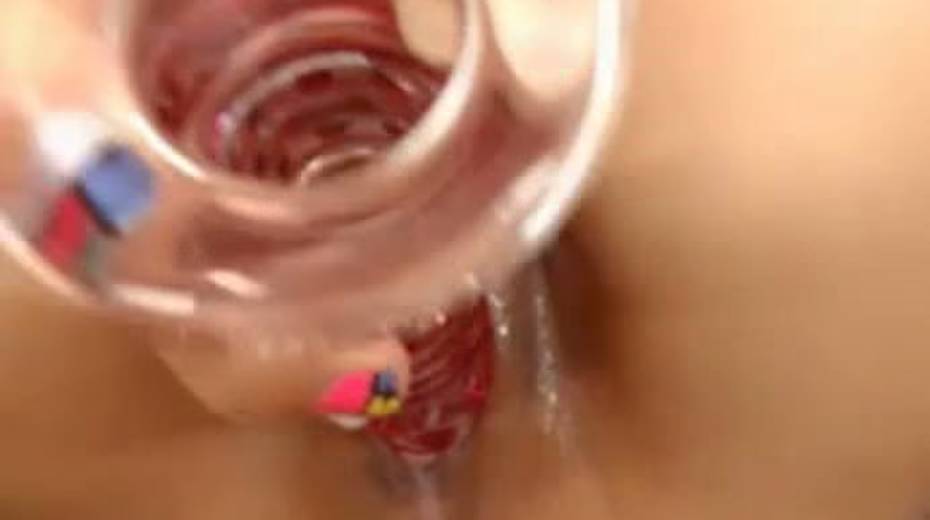 Slutty chick rubs her clitoris first and then she uses her dildo - 14. pic