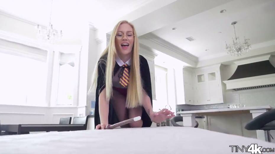 Petite blond chick with juicy hole Emma Starletto is fucked in hot POV clip - 2. pic