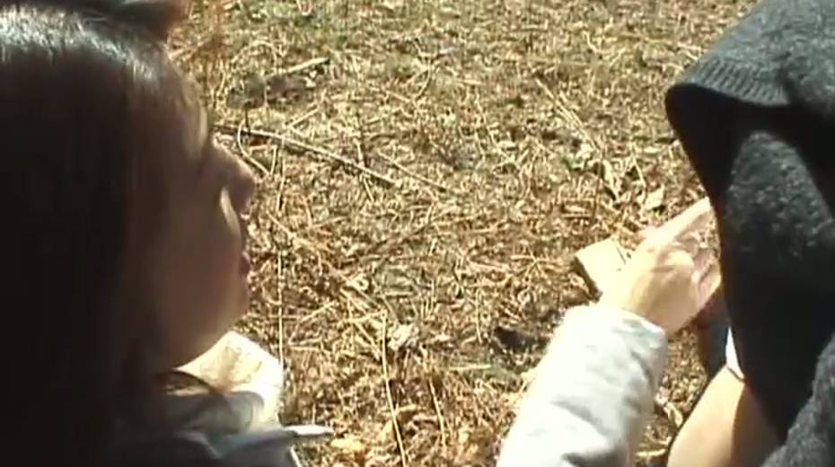 Frisky and kinky Jap girl gives head in a park outdoor - 12. pic