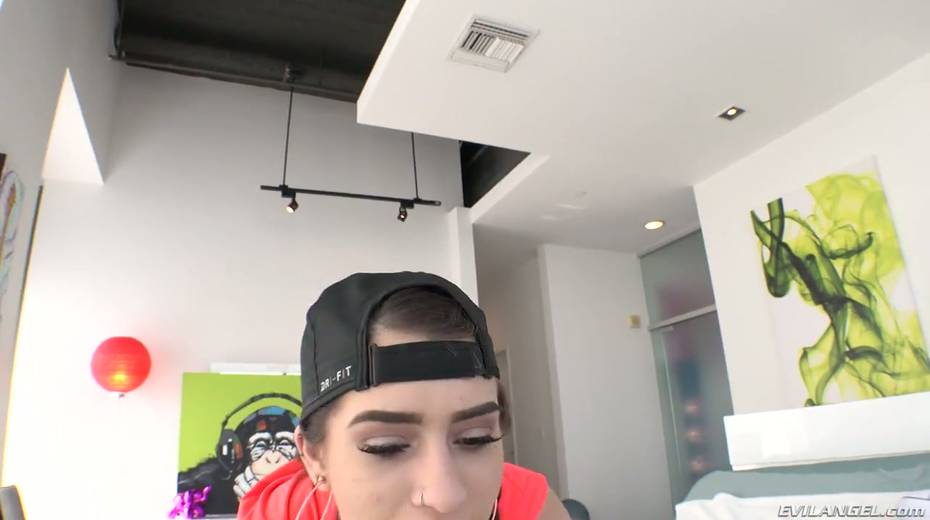 Kinky pig tailed brunette Joseline Kelly gets her anus banged - 27. pic