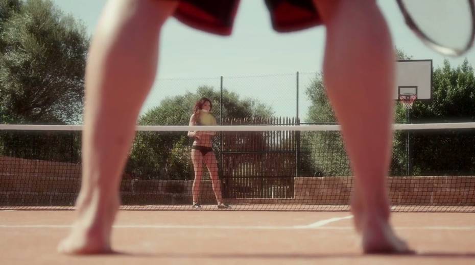 Naughty milf gives her head after playing tennis - 2. pic