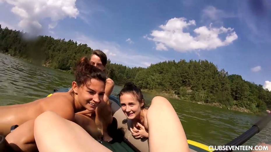 Sweetie Nicole Love and playful nude teens are swimming one sunny day - 21. pic