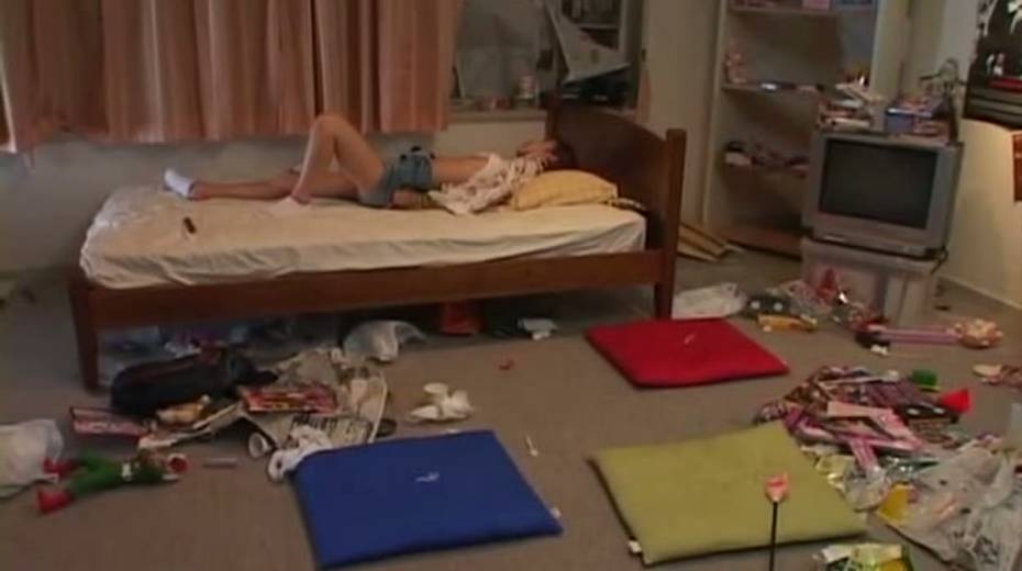 Cute and charming teen gal seduced by horny mature dude - 10. pic