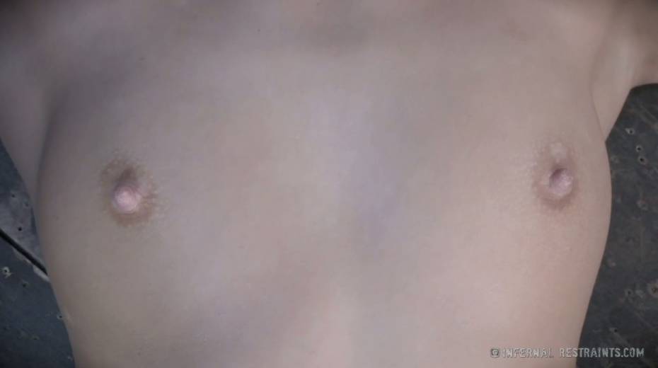 Nude blonde is punished while lying on the floor - 3. pic